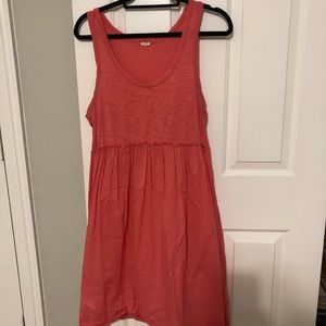 Coral Jcrew summer dress